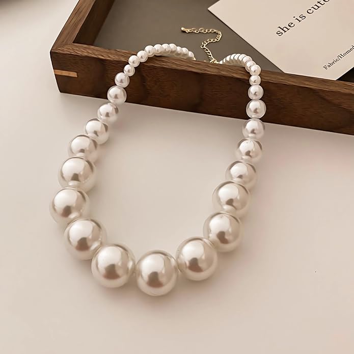 Parure de bijoux vintage classique avec perles