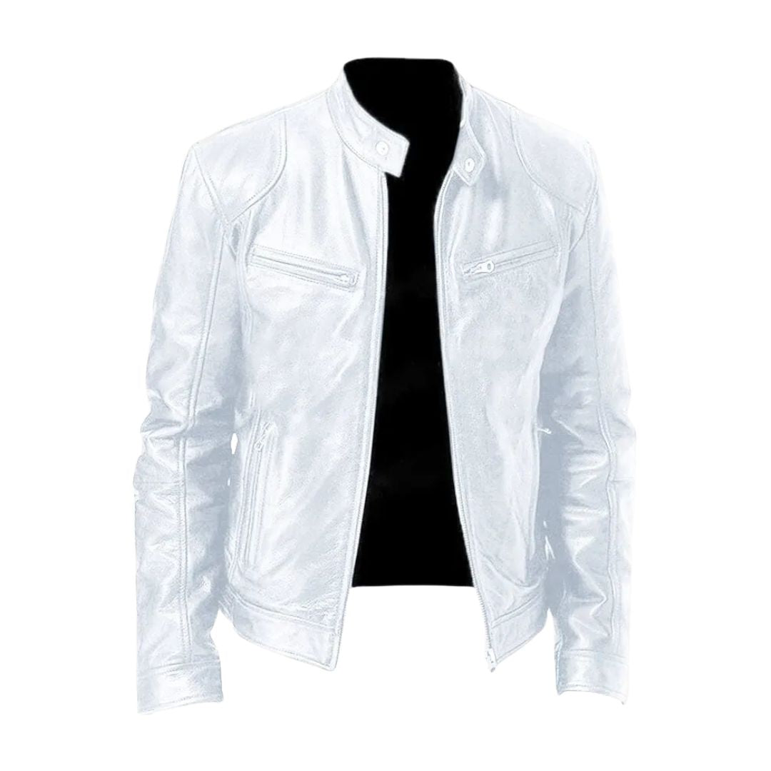 Danoir | Blouson en Cuir Décontracté