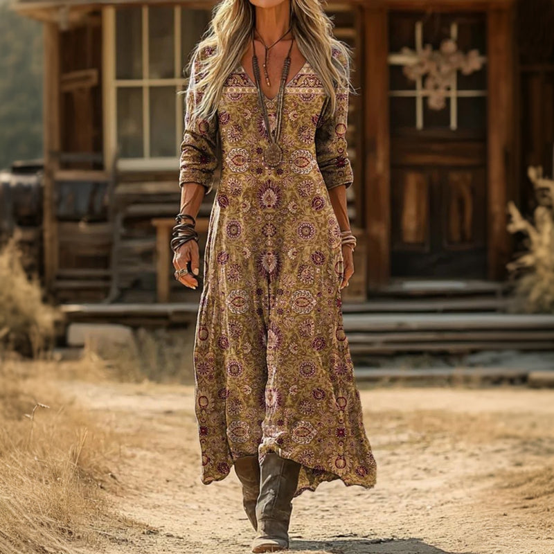 Nicole | Robe de Style Bohème Décontracté