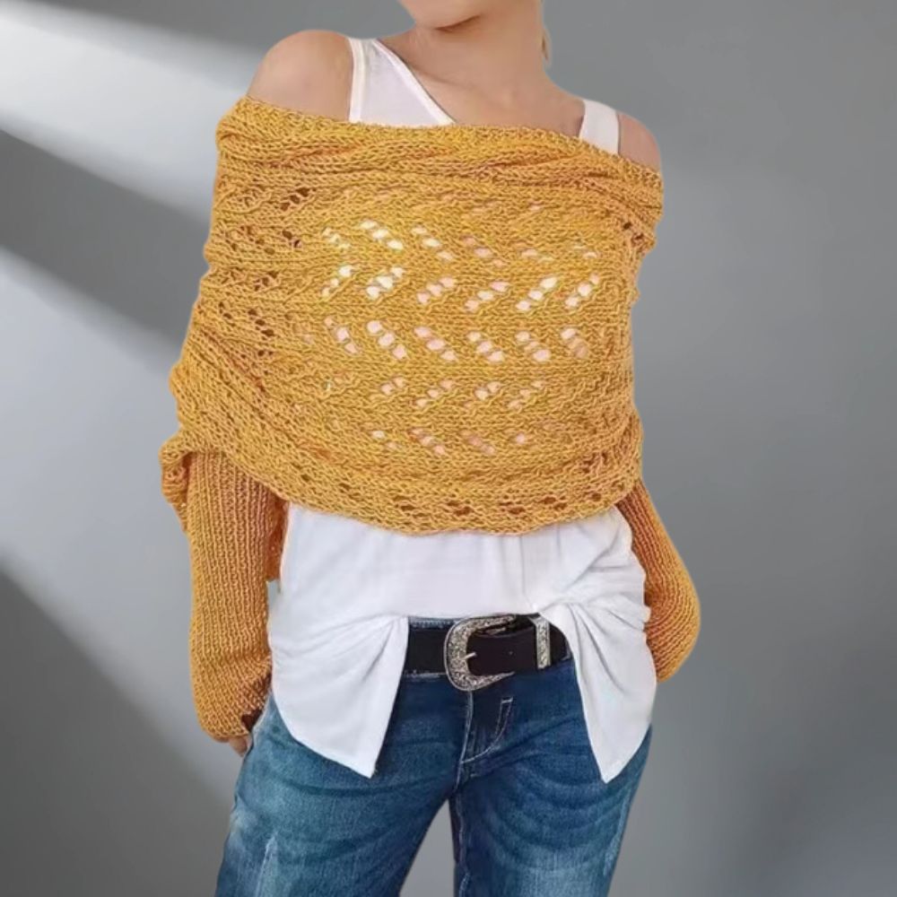 WarmWrap™ - Élégant châle tissé