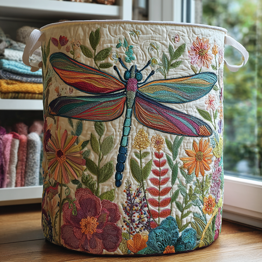 Panier à Linge Jardin Libellule