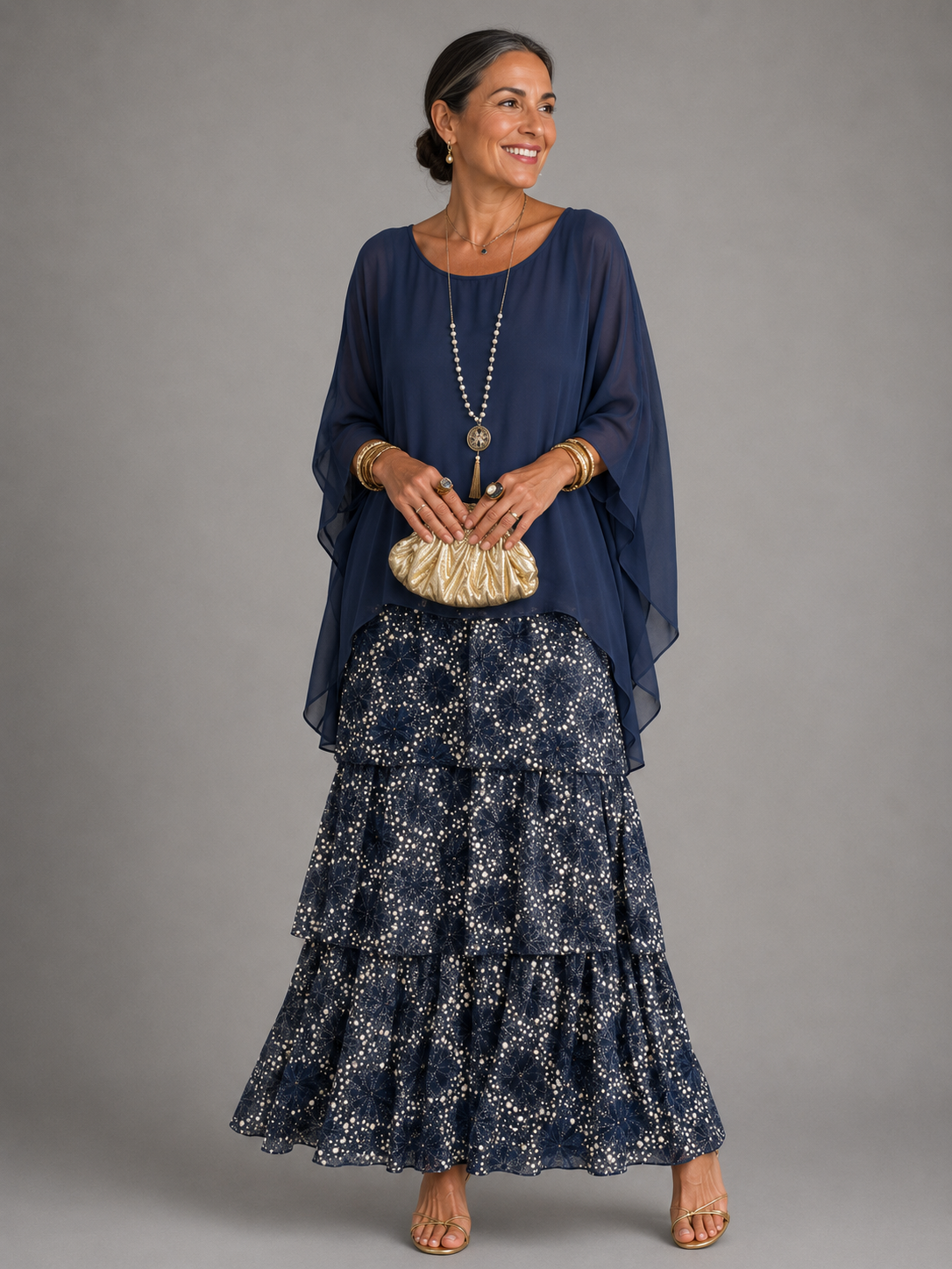 Robe Lara - Bleu Foncé