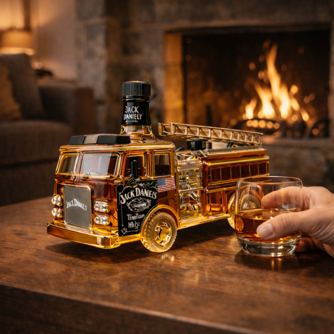 Bouteille de whisky Jack Daniel's - Édition spéciale pompiers