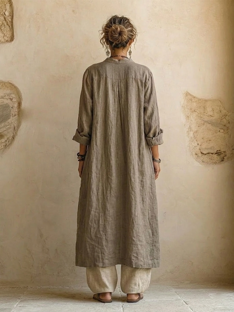 L'ensemble coordonné Florence en mélange de lin