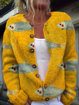 Anouk™ | Gilet en maille vintage