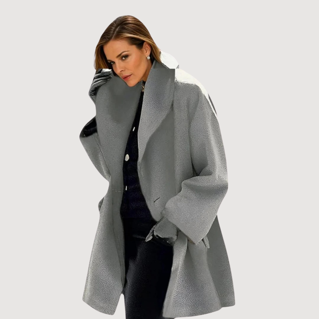 Vivienne | Manteau d'Hiver Gris