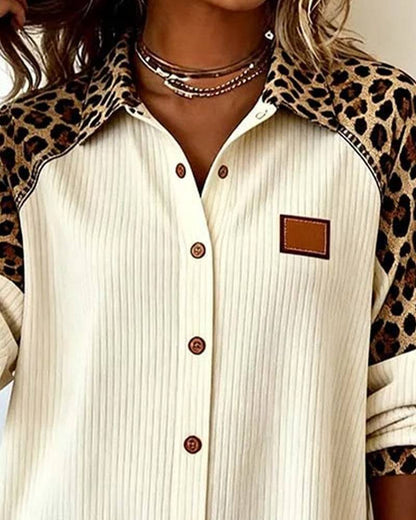 Aria - Chemise Léopard Élégante