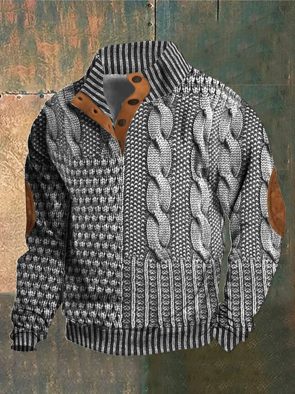 Olivier | Pull Rétro Vert