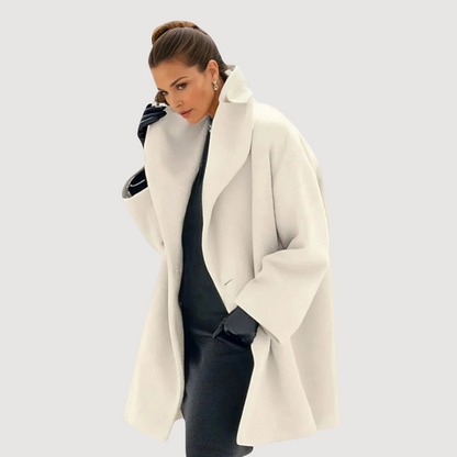 Vivienne | Manteau d'Hiver Blanc