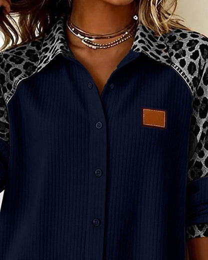 Aria - Chemise Léopard Élégante