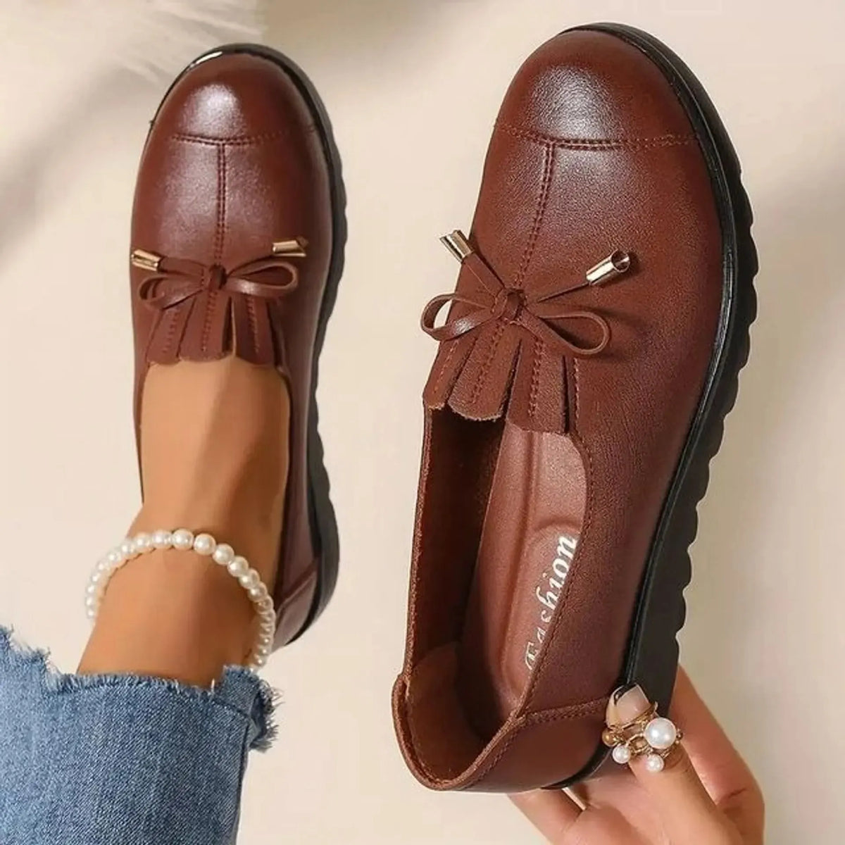 Maison Mireille | Mocassins confort à soutien intégral