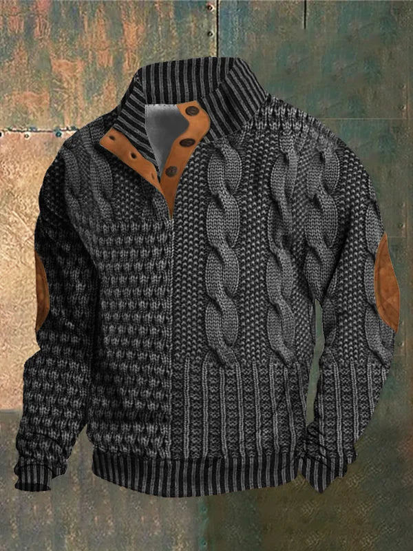 Olivier | Pull Rétro Vert