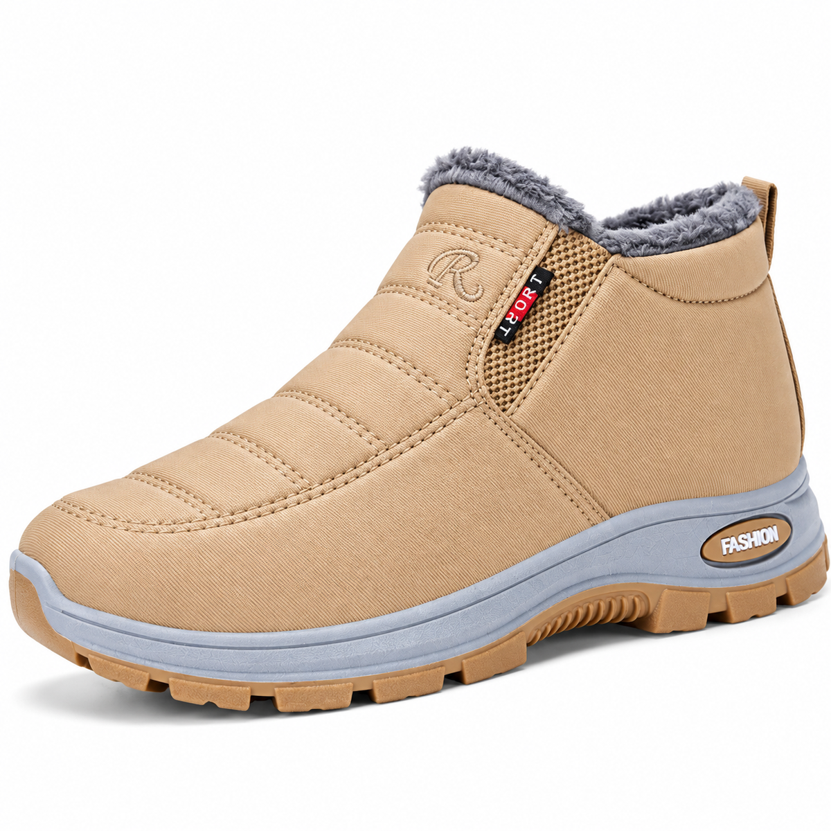 Margaux bottines d'hiver fourrées imperméables, beige