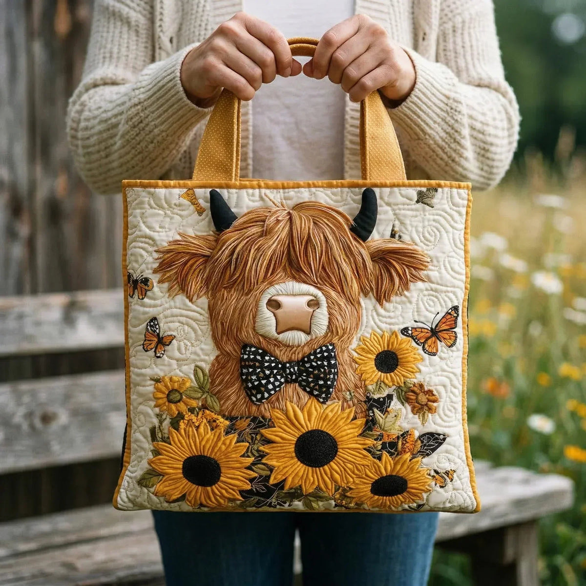 Sac fait main | Vache des montagnes