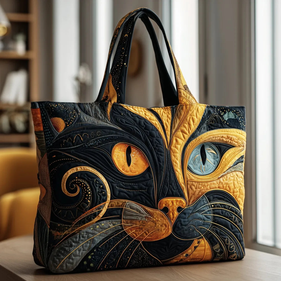 Sac fabriqué à la main | Le chat mystérieux