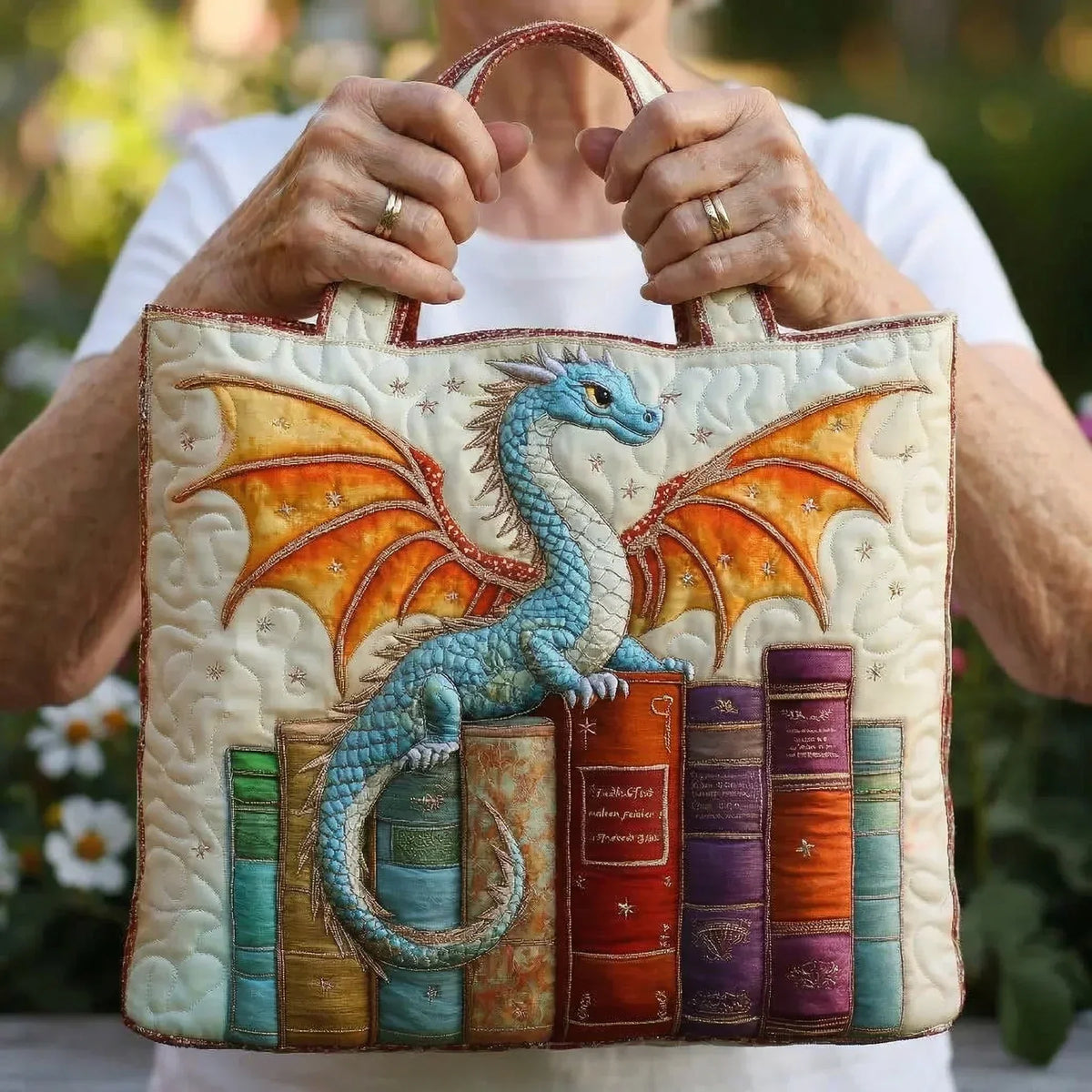 Sac confectionné à la main | Le Dragon Émeraude