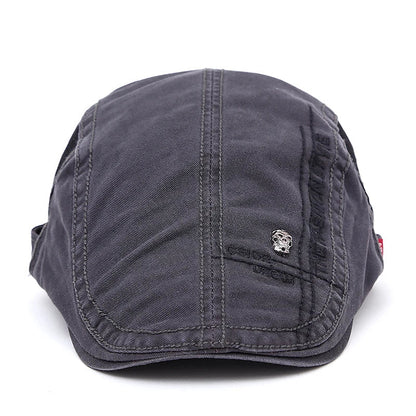 Casquette d’été Bloom™ gris foncé, vue arrière avec badge et coutures ton sur ton.