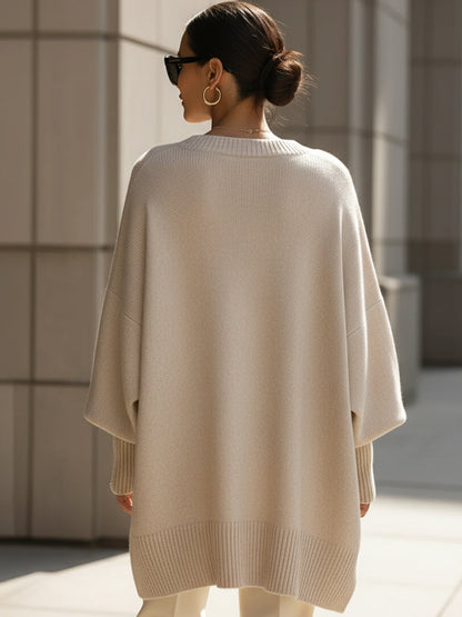 Jeanne | Pull oversize femme à la coupe fluide