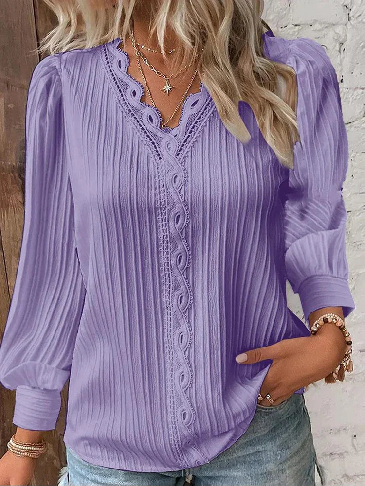 Lilly - Élégante Blouse Plissée