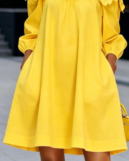 Rhoda | Robe à bretelles dénudées avec appliqué floral