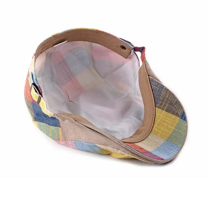 Casquette d’été Bloom™ doublée claire avec intérieur rose pâle et sangle latérale