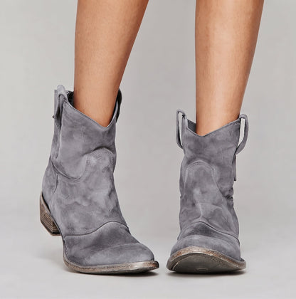 ÉLODIE™ | Bottines en Daim Élégantes