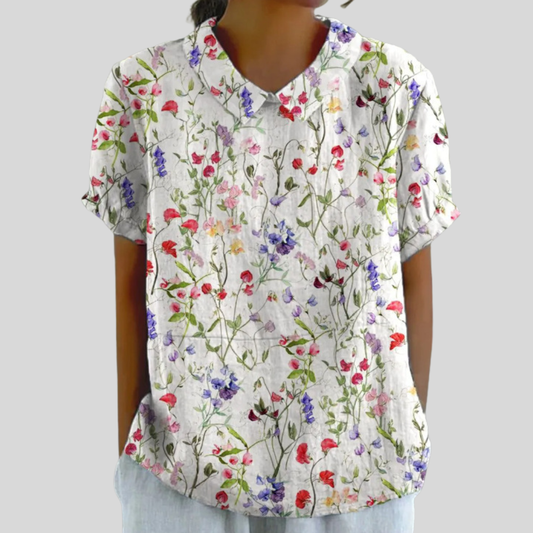 Clarélia™ | Blouse Fleurs Délicates