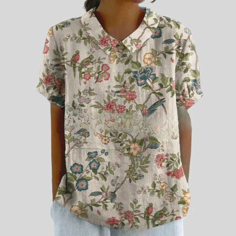 Clarélia™ | Blouse Fleurs Délicates