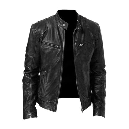 Danoir | Blouson en Cuir Décontracté