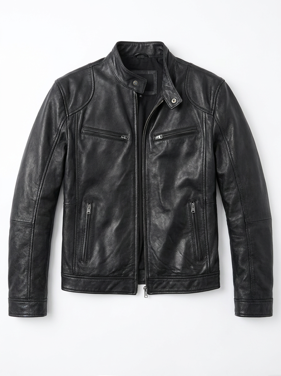 Danoir | Blouson en Cuir Décontracté