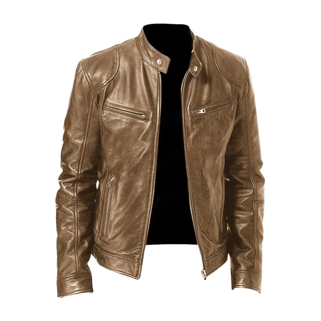 Danoir | Blouson en Cuir Décontracté