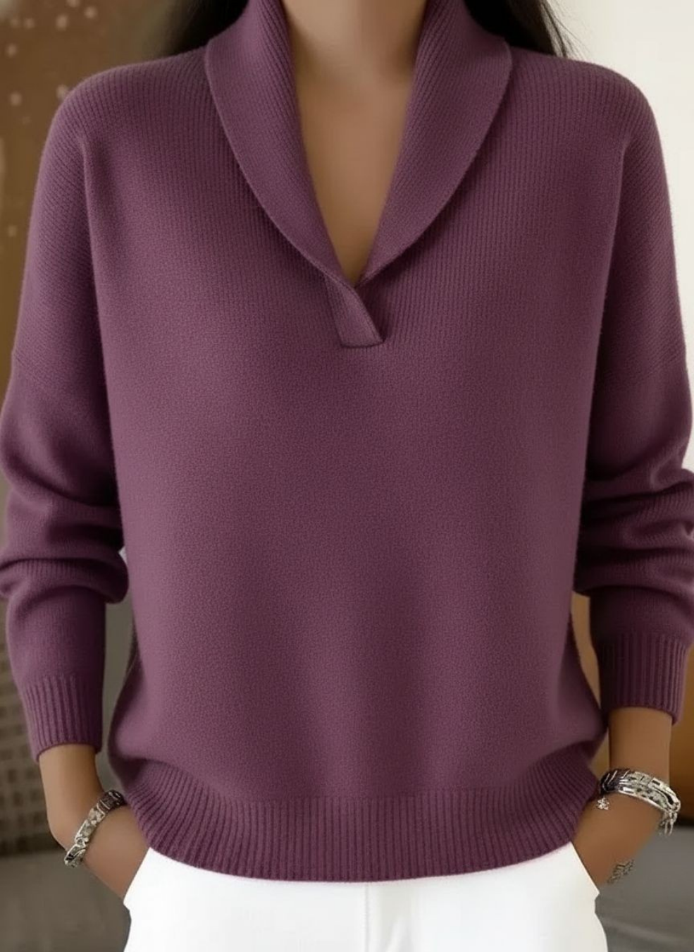 Harper Lane™ | Pull col en V