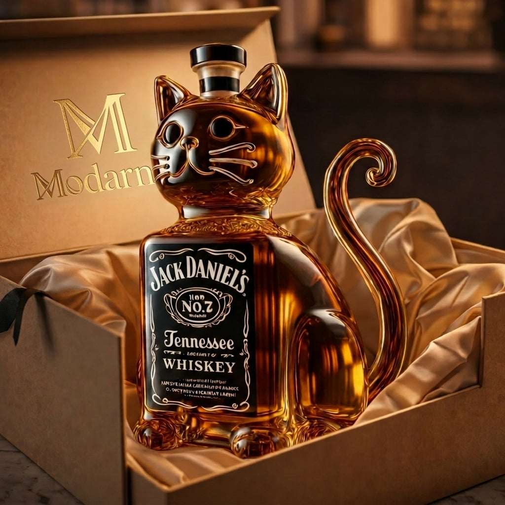 Carafe à whisky - Édition Chat