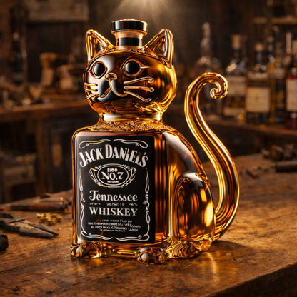 Carafe à whisky - Édition Chat