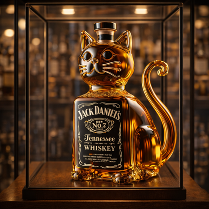 Carafe à whisky - Édition Chat