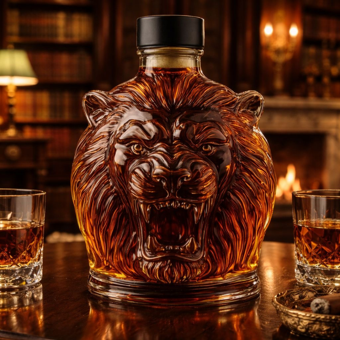 Carafe à whisky - Édition Lion