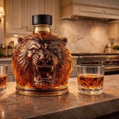 Carafe à whisky - Édition Lion