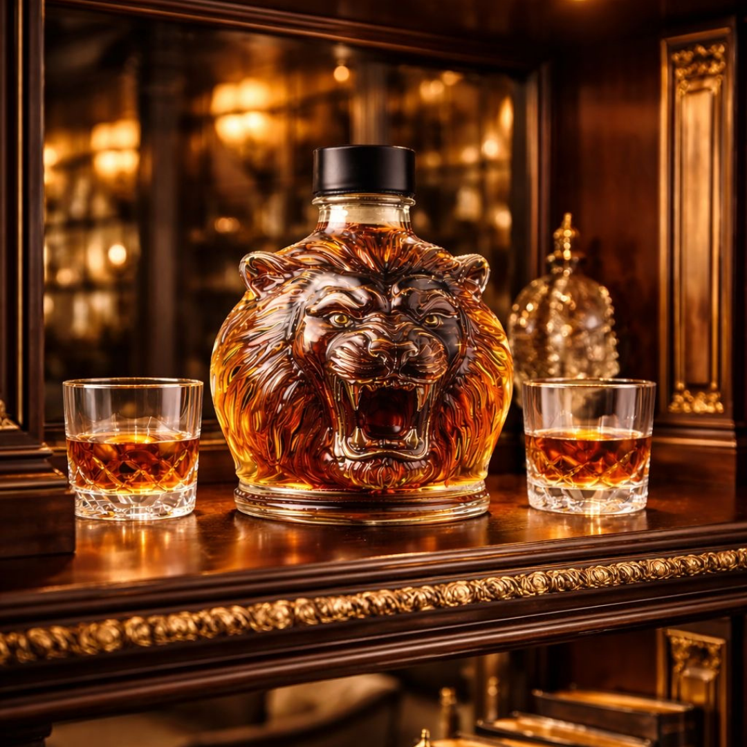 Carafe à whisky - Édition Lion