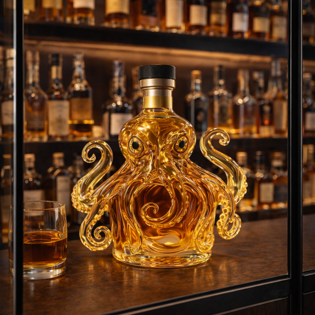 Carafe à whisky - Édition Pieuvre