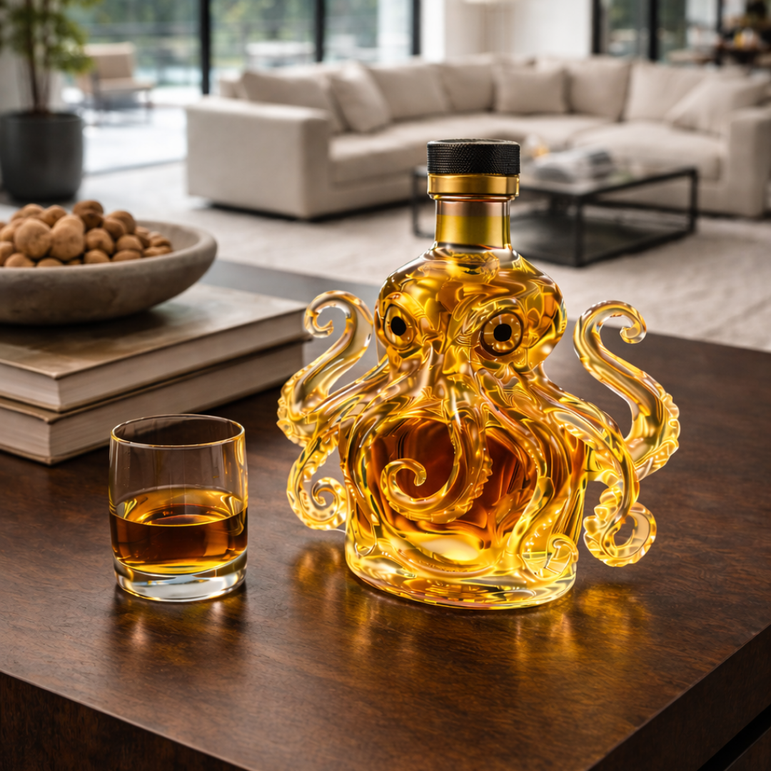 Carafe à whisky - Édition Pieuvre