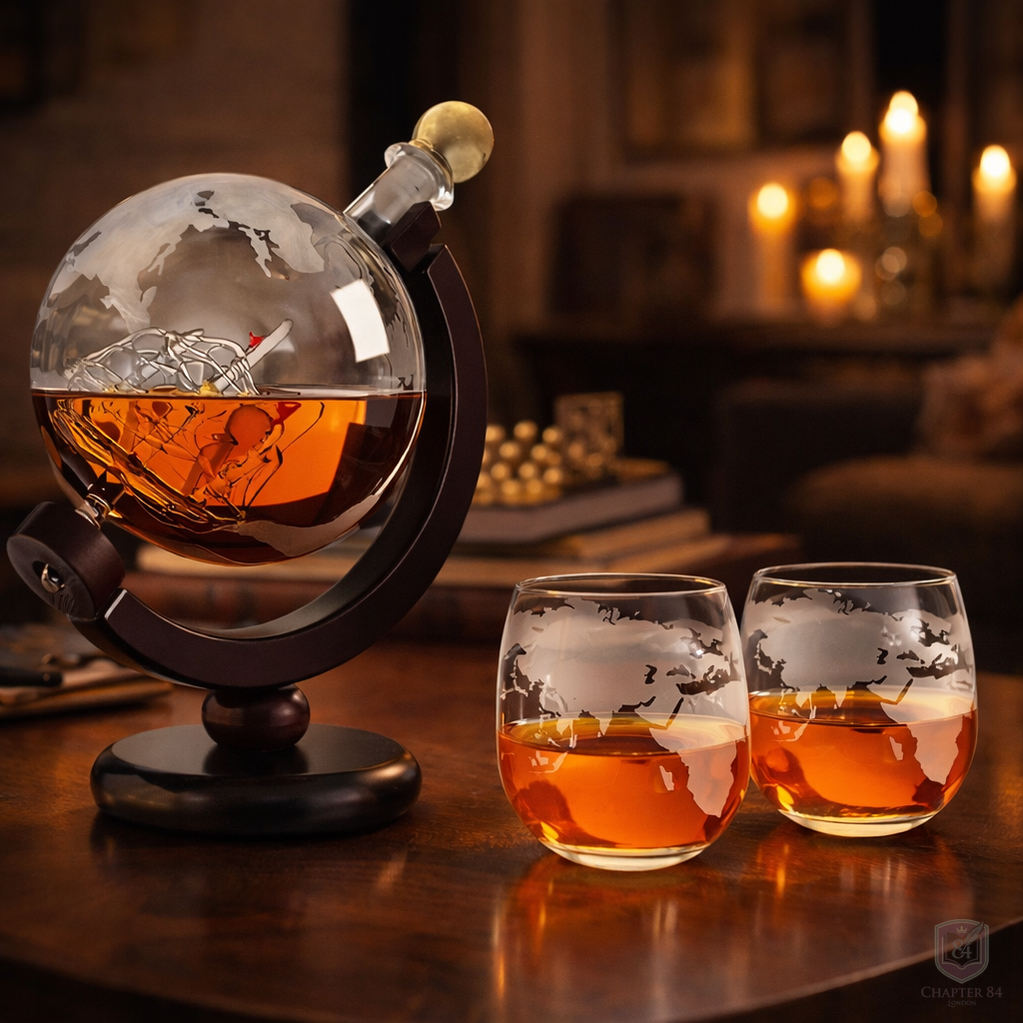 Carafe à whisky - Édition Carte du monde