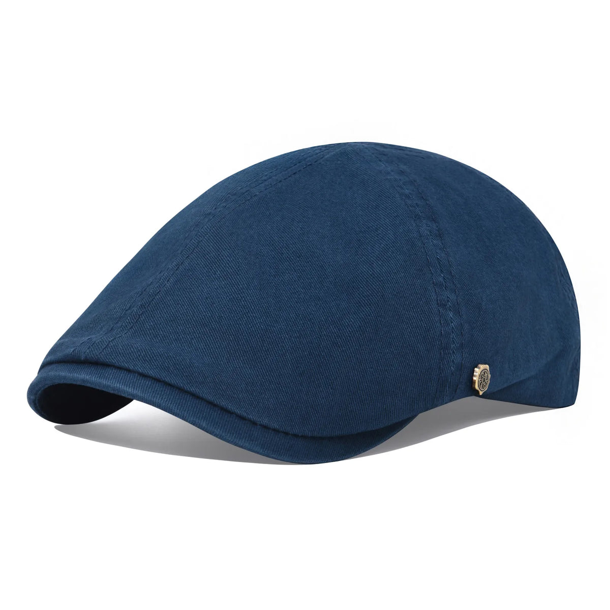 Casquette de golf Bloom™ en coton bleu marine, visière courbée et logo.