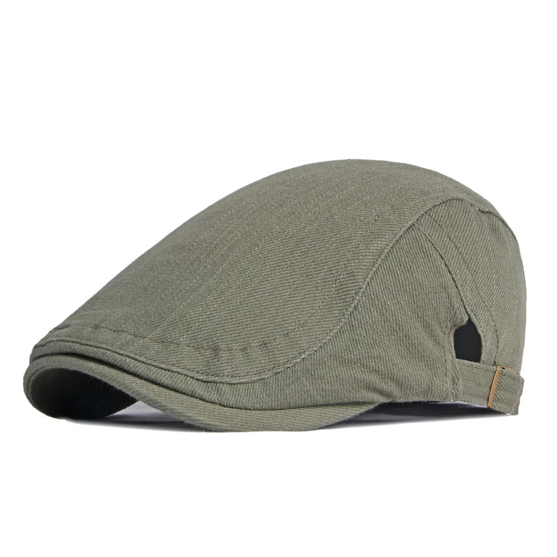 Casquette homme Bloom™ ajustable en tissu vert foncé, visière courbée