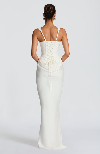 Éléonore | Robe Maxi Col Carré
