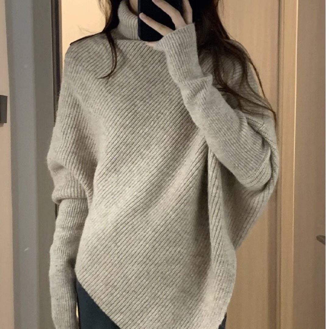 Anneta - Pull Poncho Confortable