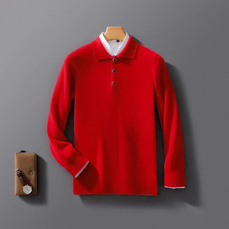Belford - Polo en cachemire élégant