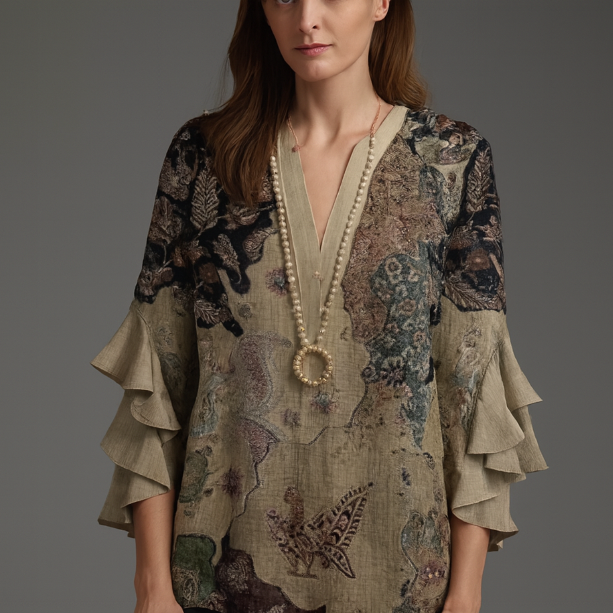 Iris - Blouse Ample et Féminine