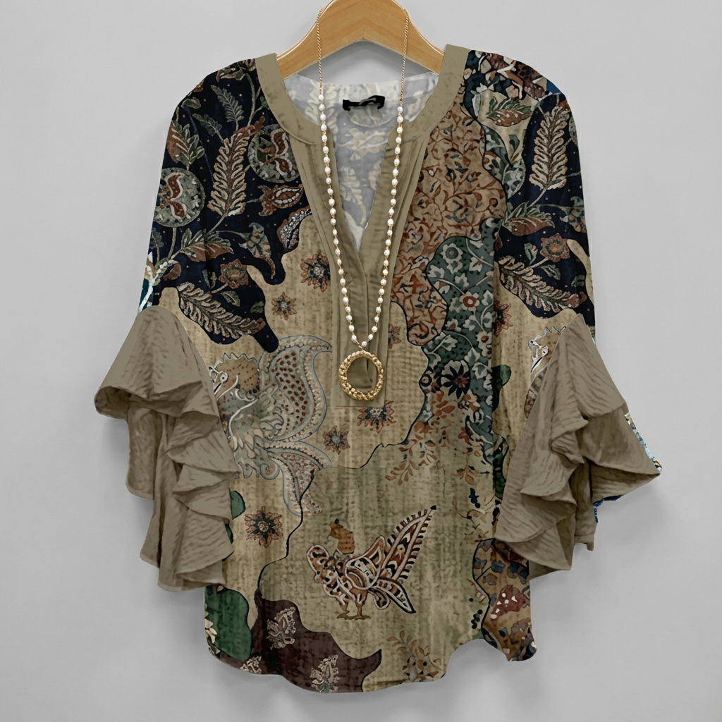 Iris - Blouse Ample et Féminine