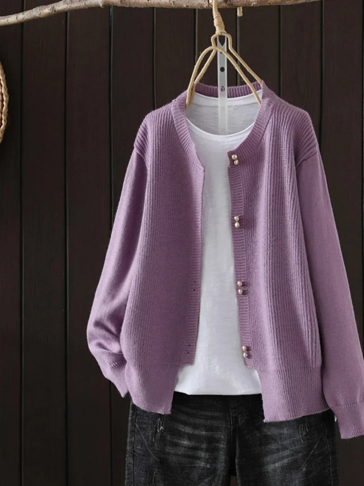Elara - Cardigan Sophistiqué En Tricot