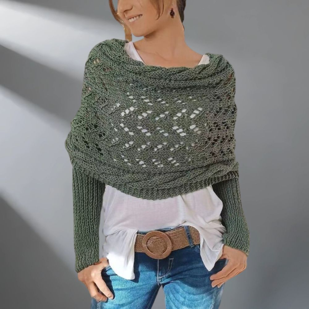 WarmWrap™ - Élégant châle tissé
